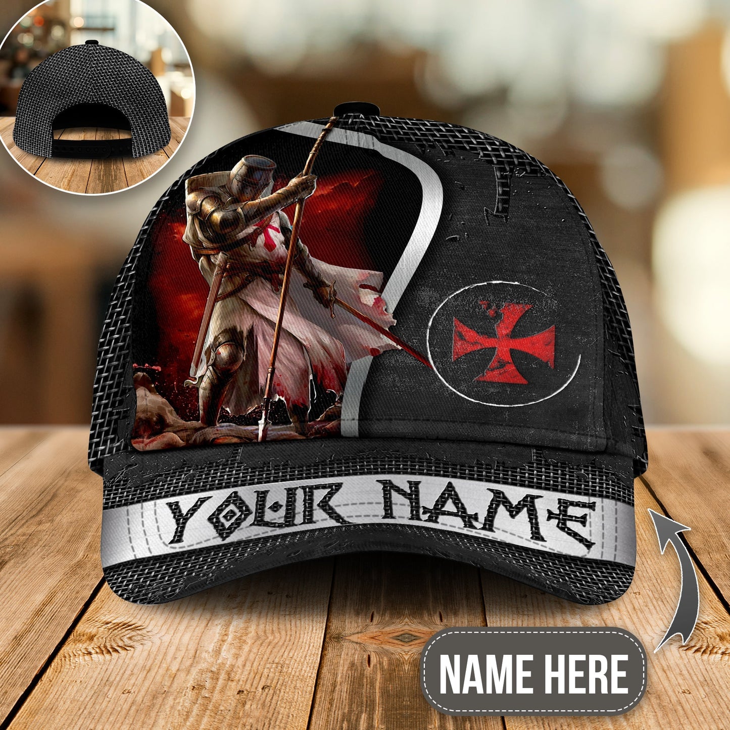 Medieval Knight Warrior Personalized Classic Cap For Summer Outings Festivals And Relaxed Daily Wear