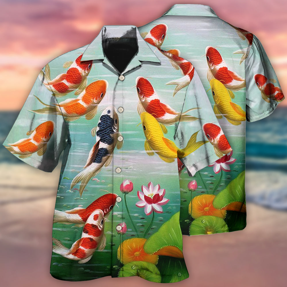 Fish Koi Beautiful Hawaiian Shirt For Warm Weather Adventures And Everyday Comfort