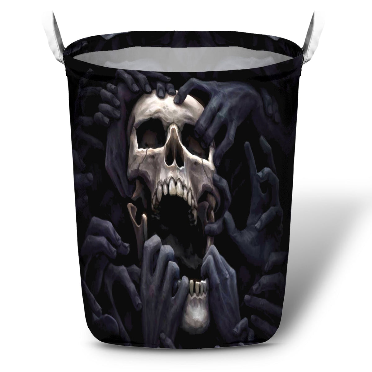 Skull Love Darkness Amazing Laundry Basket For Clothes Toys And Blankets