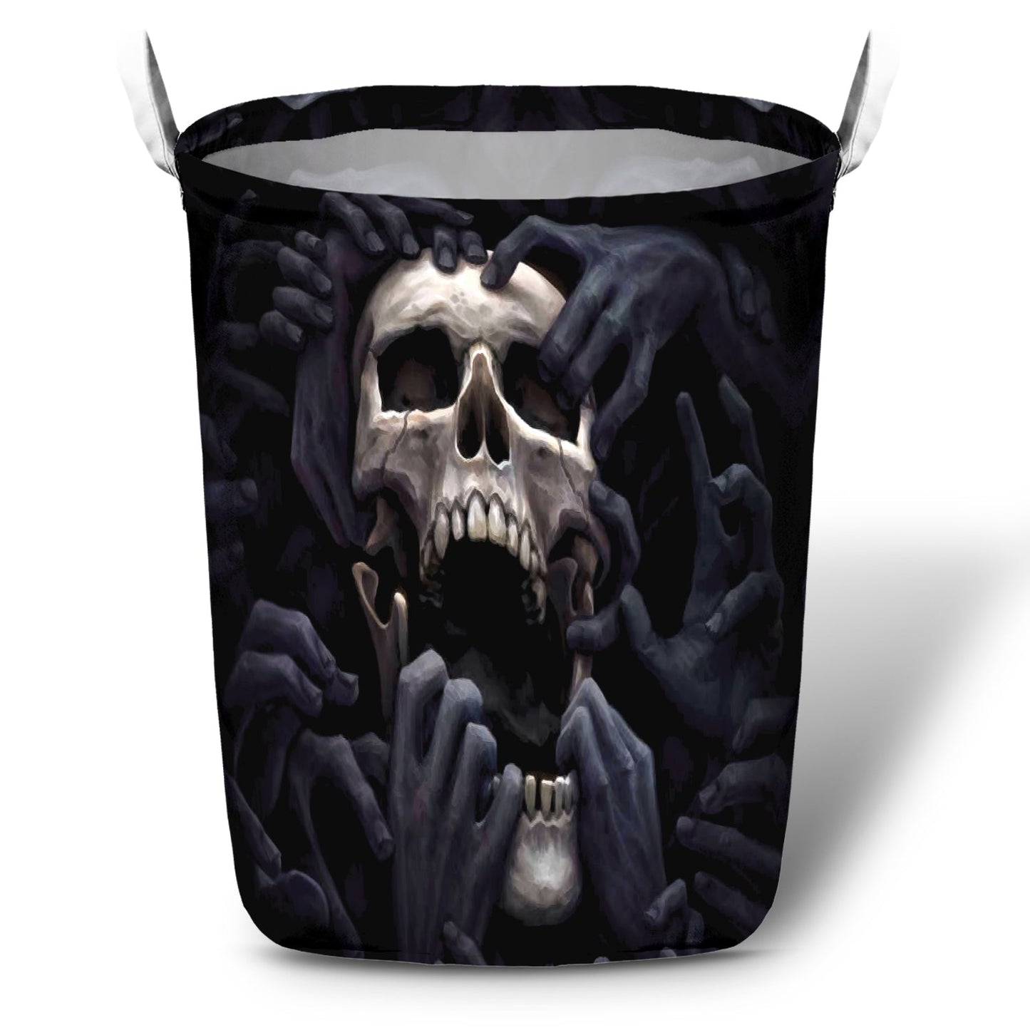 Skull Love Darkness Amazing Laundry Basket For Clothes Toys And Blankets