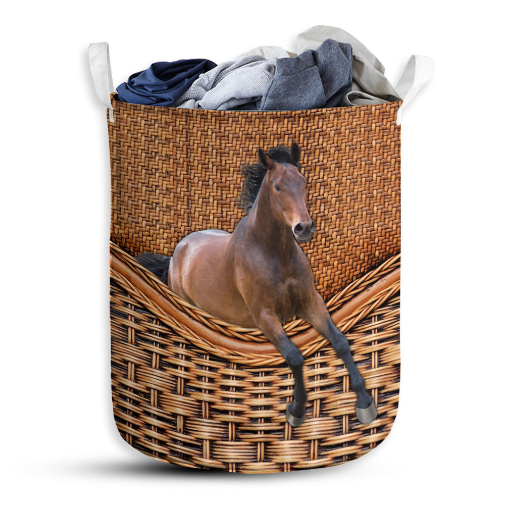Horse Strong Horse Laundry Basket For Bathroom Bedroom Storage