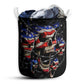 Small Size Skull Love America Forever Laundry Basket For Bathroom Bedroom Storage
