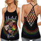 Against Hate Rainbow Pride Hollow Tank Top For Community Events And Positive Support