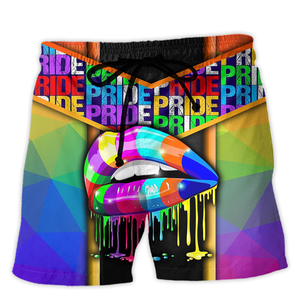 Rainbow Pride Americana Beach Shorts For Oceanfront Escapes And Comfortable Daily Use