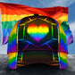 LGBT Heart Polygon Pride Symbol Classic Cap For Weekend Outings Holidays And Thoughtful Gifting