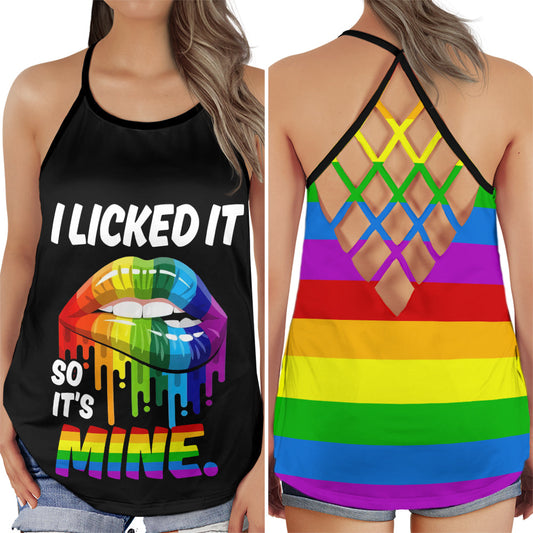 Pride Love Bold Humor Hollow Tank Top For Community Events And Positive Support
