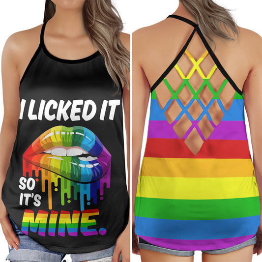 Pride Love Bold Hollow Tank Top For Community Events And Positive Support