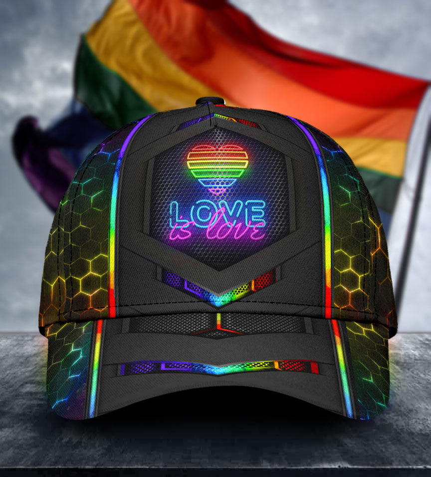 Love Is Love Pride Classic Cap For Relaxed Outfits Outdoor Events And Holiday Trips