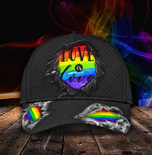 Love Is Love Pride Classic Cap For Outdoor Travel Festivals And Relaxed Everyday Wear