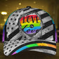 Love Is Love Pride Flag Classic Cap For Everyday Accessories Vacations And Outdoor Fun