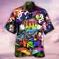 Rainbow Pride Hand Hawaiian Shirt For Warm Weather Adventures And Everyday Comfort