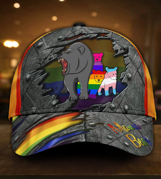 LGBT Mama Bear Pride Family Classic Cap For Casual Styling Beach Days And Weekend Adventures