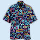 Rainbow Pride Icon Hawaiian Shirt For Coastal Travel, Casual Events, And Comfortable Summer Wear