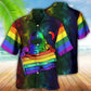 Rainbow Pride And Space Explorer Hawaiian Shirt With All Over Print For Beach Days Resort Trips And Relaxed Everyday Style