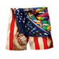 Rainbow Pride Lip Beach Shorts Artwork Detail For Casual Warm Weather Outfits