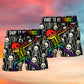 Rainbow Pride Dare To Be Yourself Beach Shorts Pattern View For Weekend Trips And Outdoor Activities