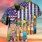 Rainbow Pride Kind Hawaiian Shirt Design Detail For Beach Days And Holiday Travel