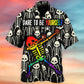 Rainbow Pride Dare Hawaiian Shirt For Summer Vacation And Beach Travel