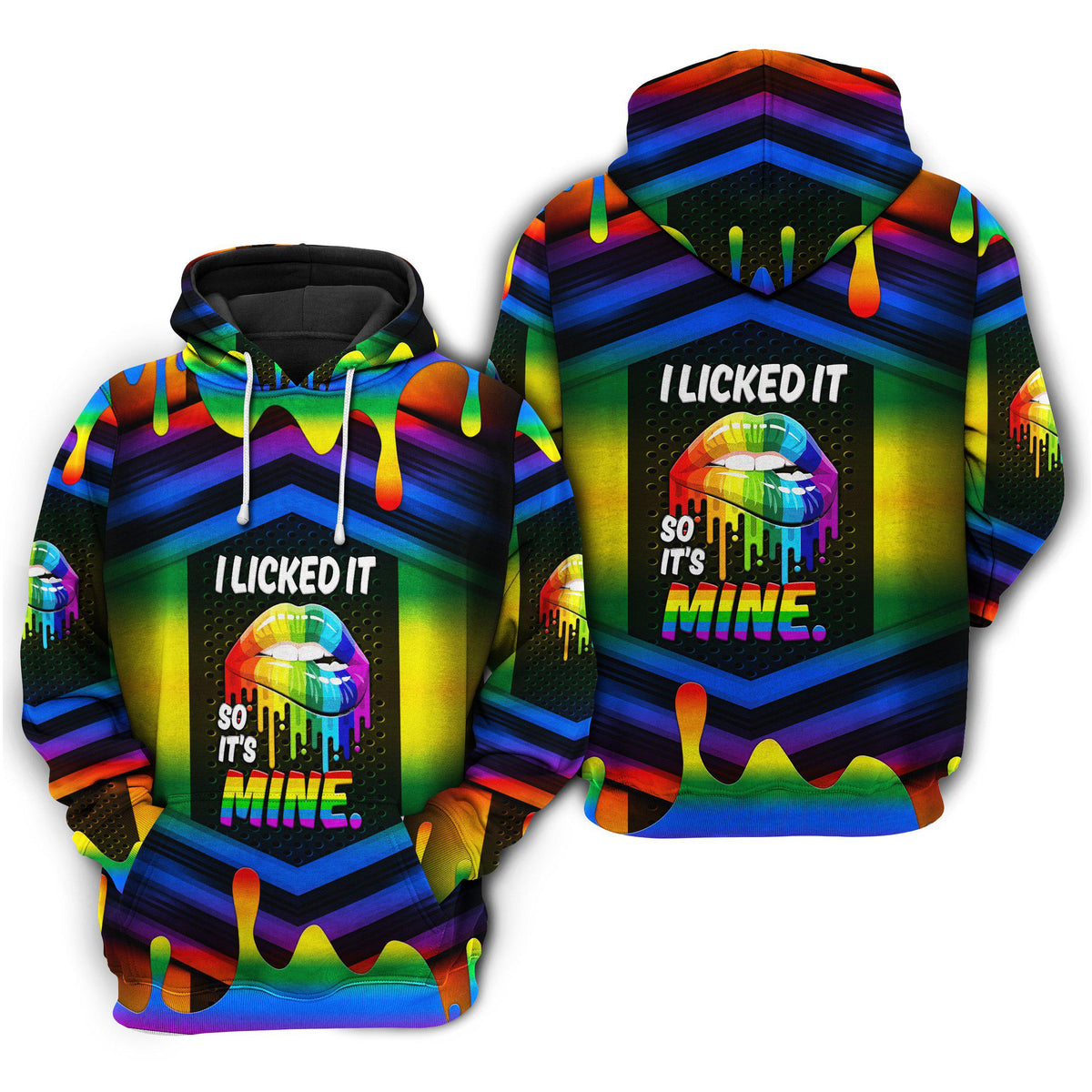 Pride Humor Hoodie For Community Events Weekend Outings And Vibrant Streetwear