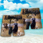 Labrador Retriever Hunting Dog Beach Shorts Design View For Comfortable Resort And Beach Styling