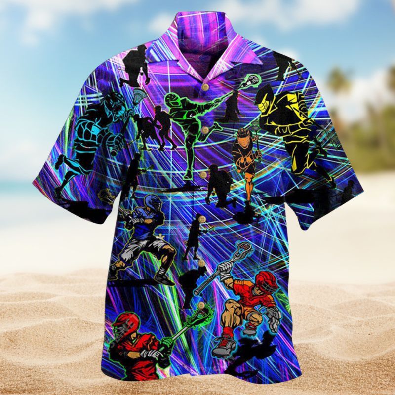Lacrosse Stick Together Hawaiian Shirt For Island Vacations, Resort Wear, And Relaxed Seasonal Style