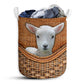 Lamb Love His Life Laundry Basket For Bathroom Bedroom Storage