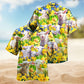 Floral Lamb Animals Hawaiian Shirt For Tropical Holidays, Outdoor Gatherings, And Everyday Comfort