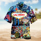 Christmas Santa Tree Hawaiian Shirt Print Closeup For Casual Outings