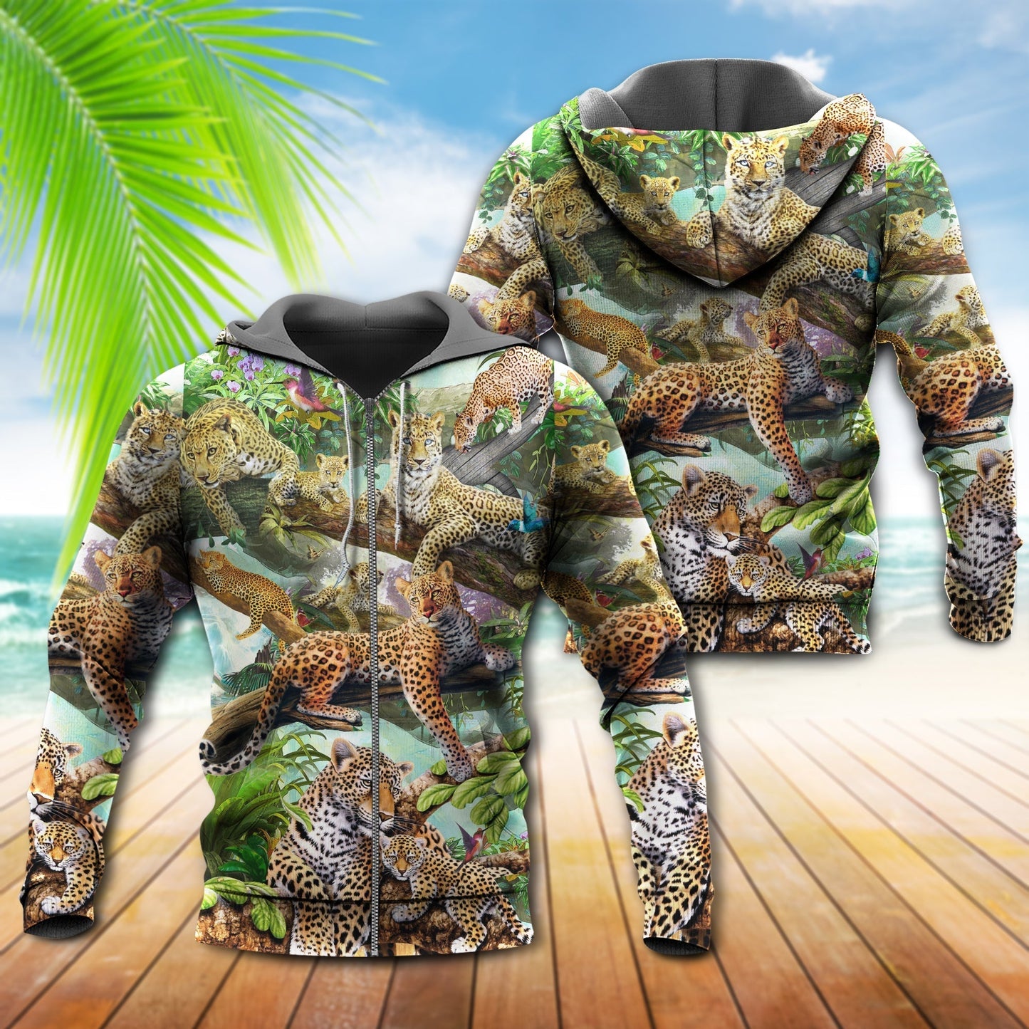 Leopard Hoodie For Pet Lovers Casual Style Holidays And Thoughtful Gifts
