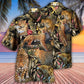Leopard Jungle Hawaiian Shirt Pattern Detail For Summer Holidays And Outdoor Fun