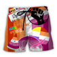Rainbow Pride Lesbian Pride Beach Shorts For Island Getaways And Bright Seasonal Outfits
