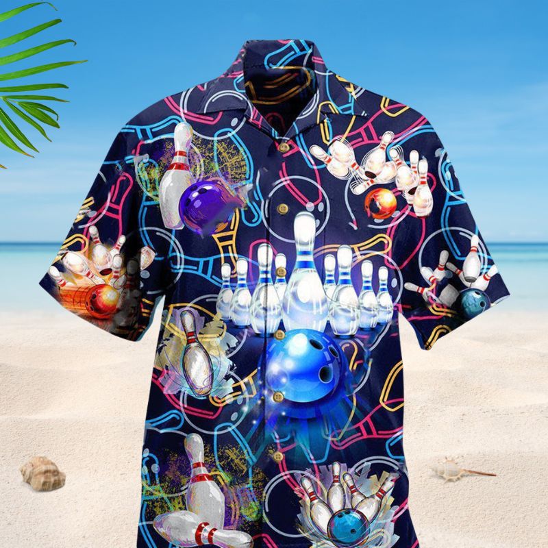 Bowling Good Times Hawaiian Shirt For Vacation Adventures Beach Events And Relaxed Warm Weather Style