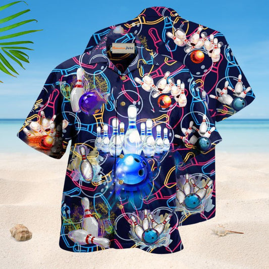 Bowling Good Times Hawaiian Shirt For Vacation Adventures Beach Events And Relaxed Warm Weather Style