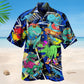 Dinosaur Let The World Hear You Hawaiian Shirt For Summer Vacation Beach Travel And Relaxed Casual Wear