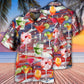 Cocktail Independence Day Drink Hawaiian Shirt Artwork Detail For Resort Trips And Outdoor Activities