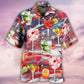 Cocktail Independence Day Drink Hawaiian Shirt Pattern View For Relaxed Warm Weather Outfits