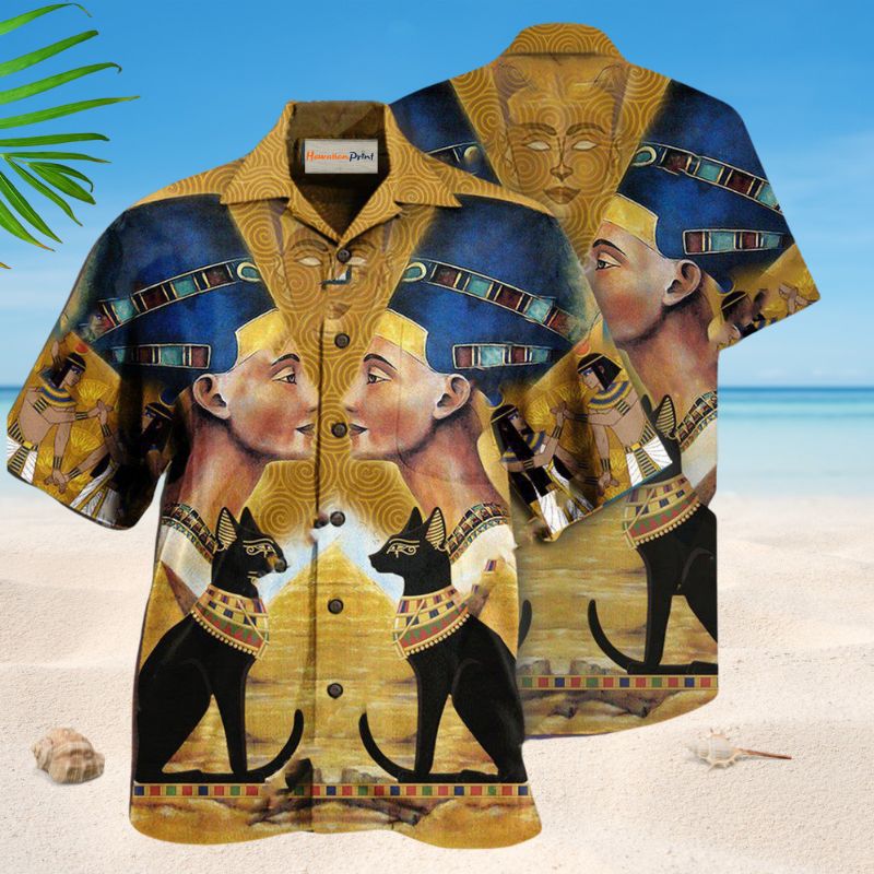 Ancient Egypt Exploration Hawaiian Shirt For Beach Holidays Outdoor Outings And Relaxed Everyday Wear