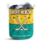 Hockey Lets Play Hockey Laundry Basket For Bathroom Bedroom Storage