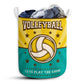 Volleyball Lets Play Volleyball Laundry Basket For Bathroom Bedroom Storage