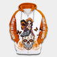 Leukemia Awareness Skull Hoodie For Community Gatherings Casual Wear And Meaningful Support