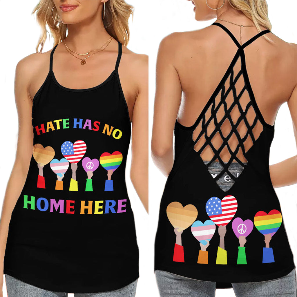 Pride Home Equality Hollow Tank Top For Community Events And Positive Support