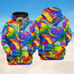 Pride Love Life Hoodie For Colorful Celebrations Casual Travel And Everyday Comfort