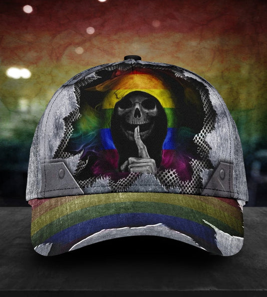 LGBT Skull Fantasy Pride Classic Cap For Holiday Trips Daily Outfits And Thoughtful Gifting