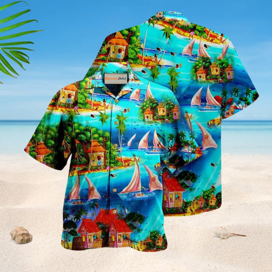 Life Is A Beach Hawaii Hawaiian Shirt For Tropical Trips Coastal Events And Distinctive Summer Style