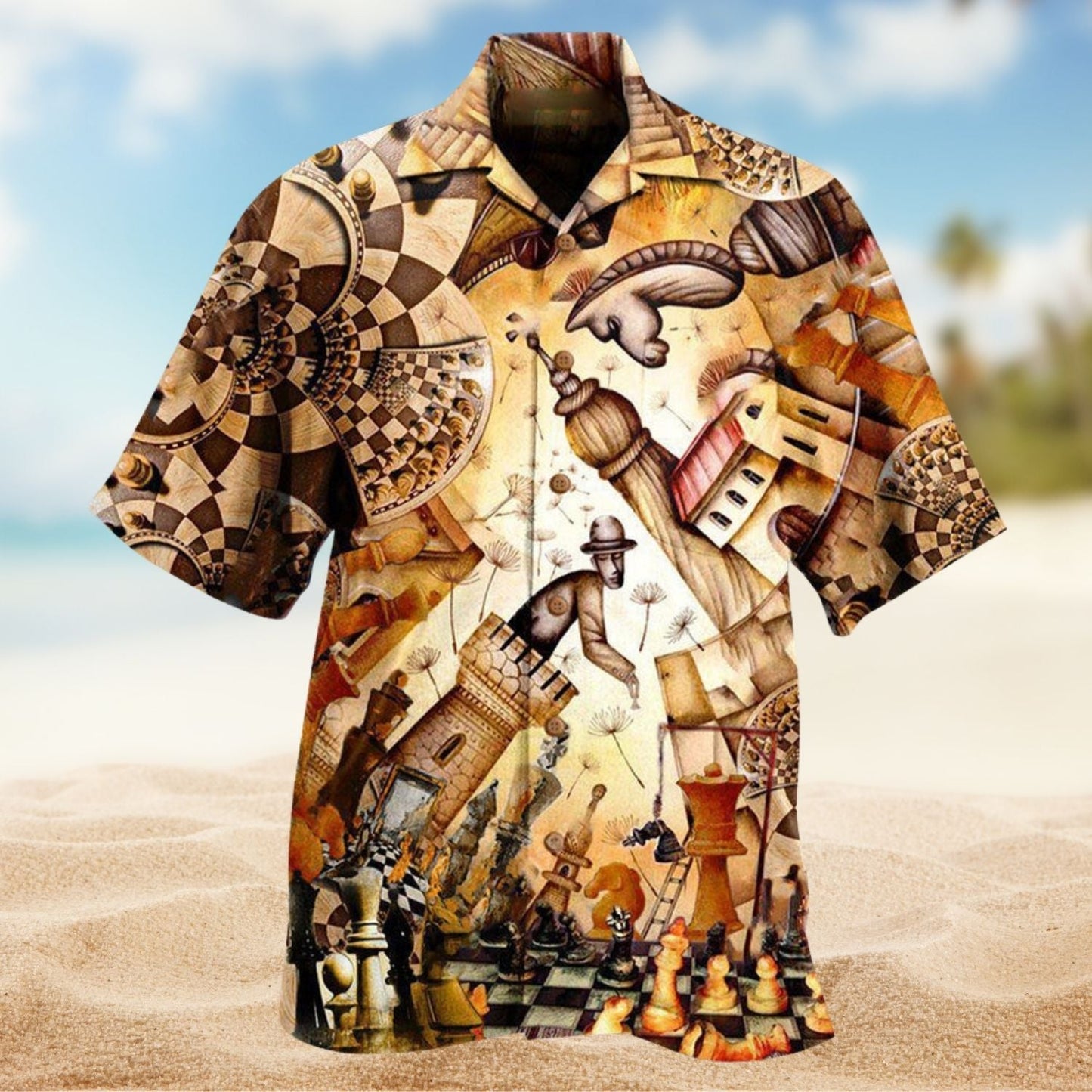 Chess Strategy And Smart Moves Hawaiian Shirt For Summer Vacation Beach Travel And Relaxed Casual Wear