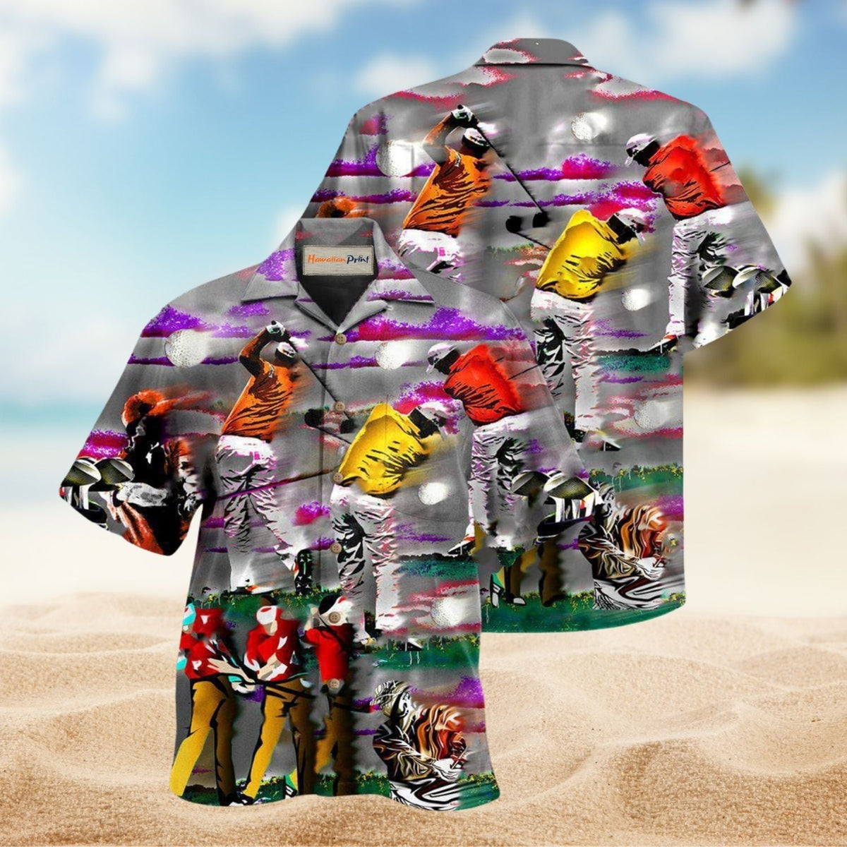 Life Is A Game But Golf Is Serious Hawaiian Shirt For Summer Vacation Beach Travel And Relaxed Casual Wear