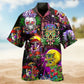 Life Is A Game Skull Hawaiian Shirt For Island Getaways Beach Parties And Comfortable Vacation Style