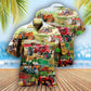 Tractor Papa's Hawaiian Shirt Pattern View For Relaxed Warm Weather Outfits