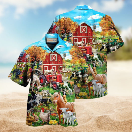 Farmer Life Is Better On The Farm Hawaiian Shirt For Summer Vacation Beach Travel And Relaxed Casual Wear