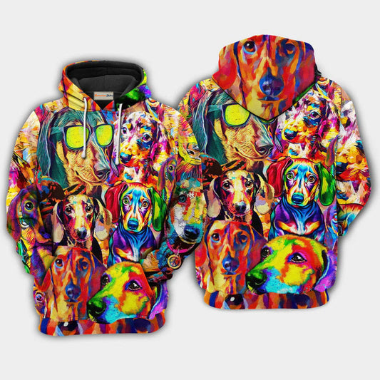 Dachshund Hoodie For Comfortable Daily Outfits Holidays And Casual Wear